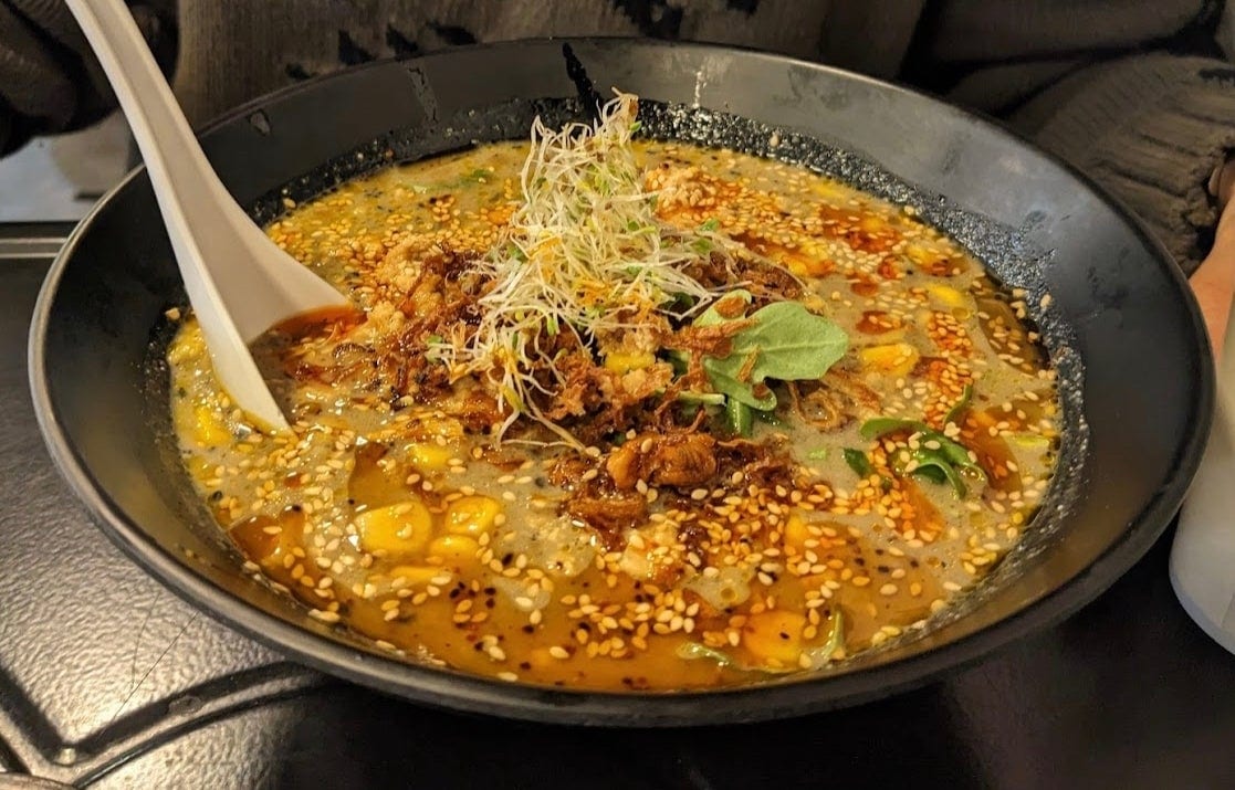 No 3 Garlic Miso Ramen.