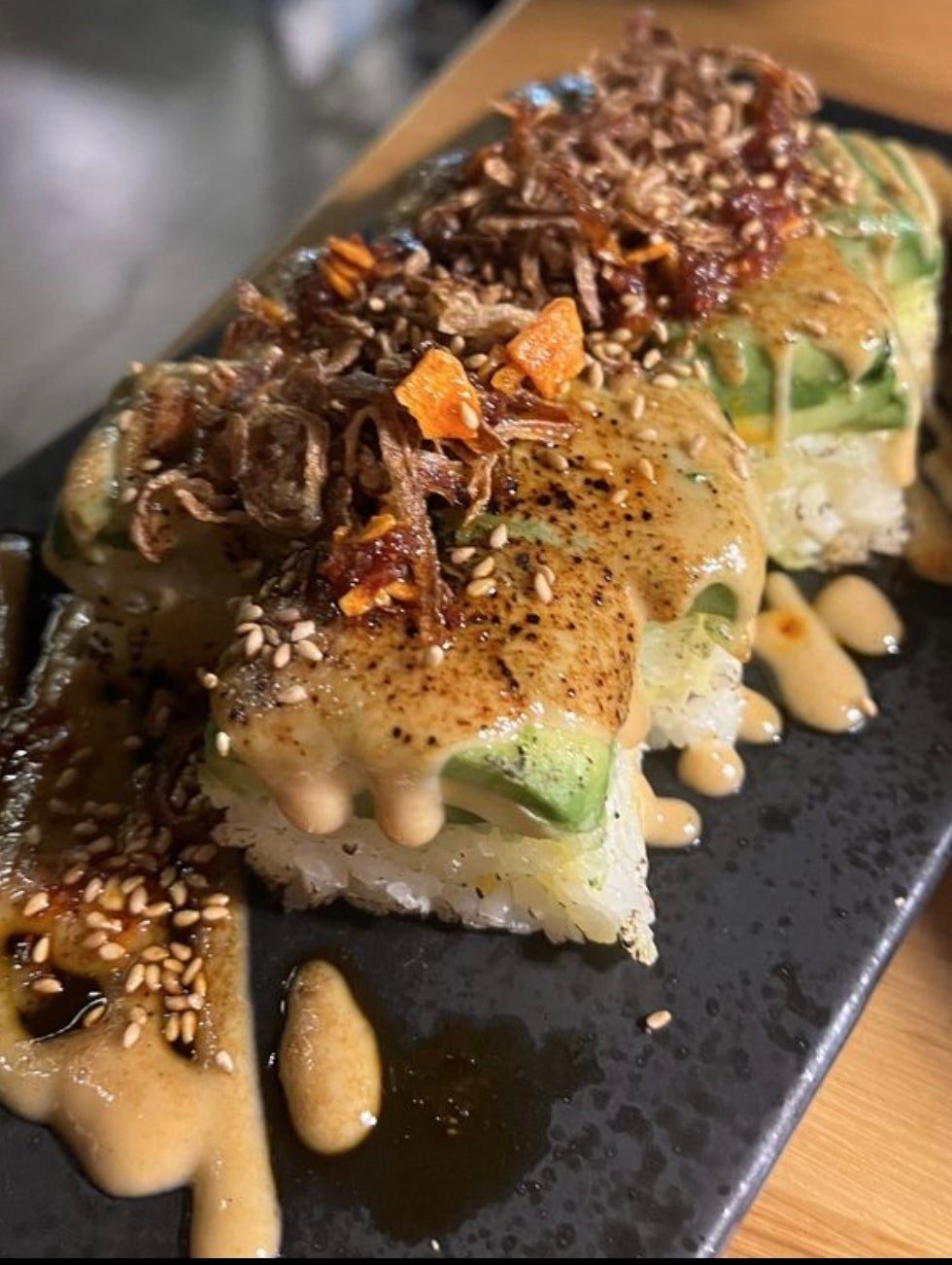 Roasted Miso Avocado Roll (4 Piece).